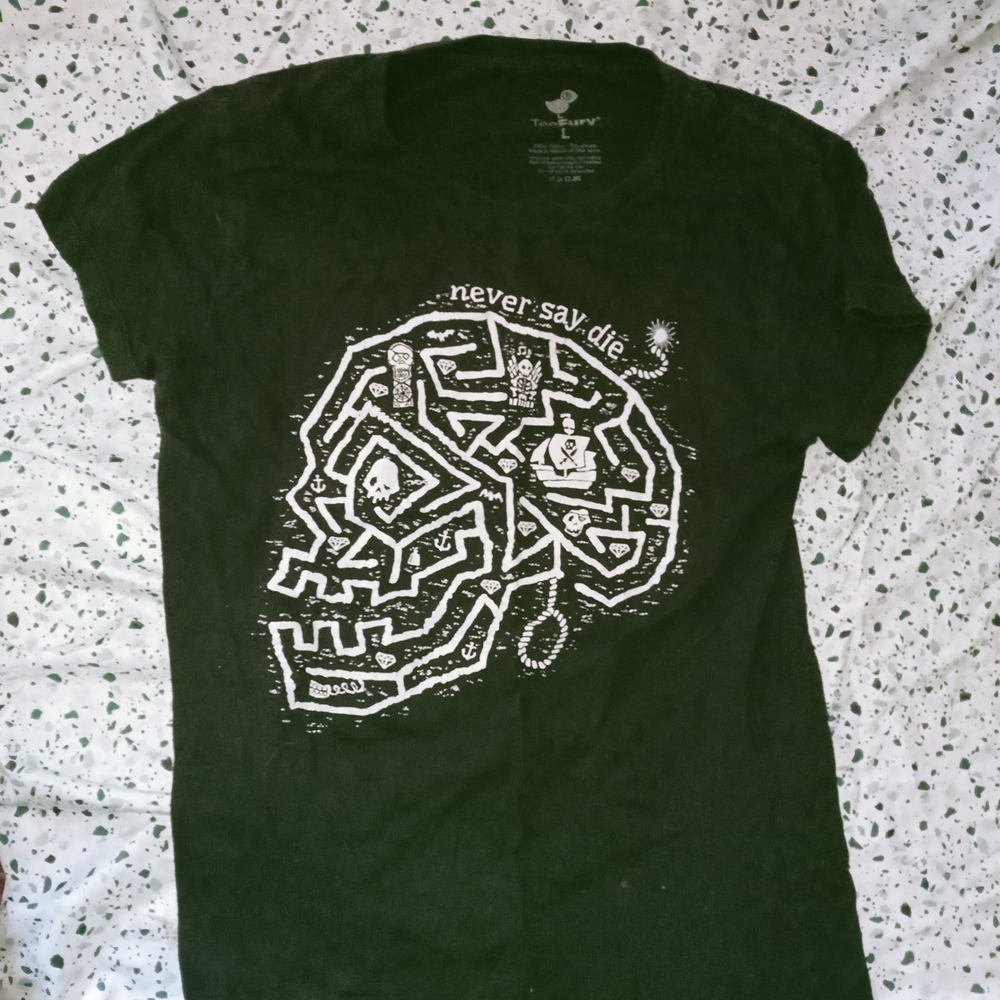 Never Say Die Black Graphic Tee